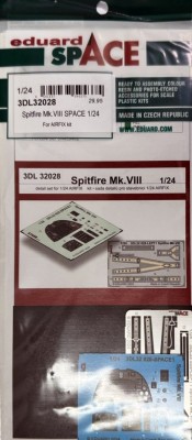 Eduard 3DL32028 Spitfire Mk.VIII SPACE (AIRF) 1/24