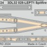 Eduard 3DL32028 Spitfire Mk.VIII SPACE (AIRF) 1/24