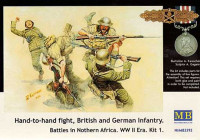 Master Box 03592 Рукопашная: Немецкая и британская пехота, Северная Африка. 1/35