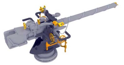 Eduard 672034 German Submarine 8,8cm gun 1/72