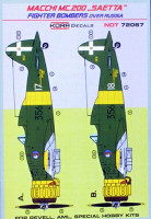 Kora Model NDT72067 MC.200 SAETTA Fight.Bombers o. Russia декали декали 1/72