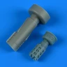 QuickBoost QB49144 A-10A/C Thunderbolt II gun barrels (GWH) 1/48