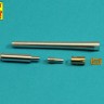 Aber 35 L-284 90mm M-36 tank barrel cyrindrical Muzzle Brake without mantlet cover for U.S. M47 Patton (designed to be used with Italeri and Takom kits) 1/35