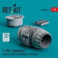 Reskit U48413 F-35B 'Lightning II' exh. nozzle (short t.) 1/48
