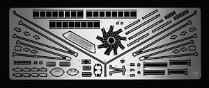 Hasegawa 72155 Фототравление для гидросамолета-биплана NAKAJIMA E8N1 TYPE 95 RECONNAISSANCE SEAPLANE (DAVE) (DETAIL UP ETCHING PARTS) 1/48