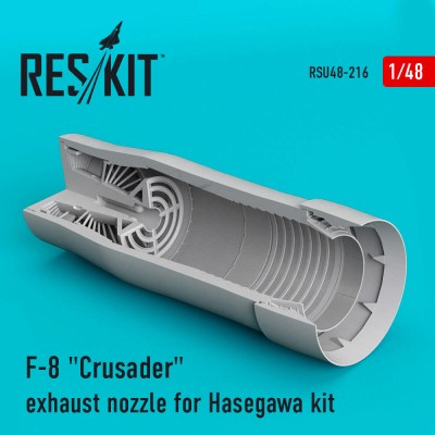 Reskit U48216 F-8 'Crusader' exh. nozzle (HAS) 1/48