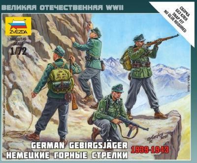 Звезда 6154 Немецкие горные стрелки 1/72