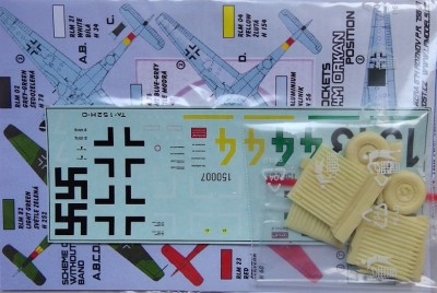 Kora Model CSD4802 Fw TA 152H-0 w/ rockets R4M Orkan set &amp; decal 1/48
