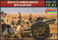 Strelets STR28272 Obice da 75/18 Mod35 Howitzer & Italian Crew282 1/72