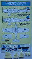 Kora Model DEC72149 Miles M.14 Magister (Estonian Service) декали декали 1/72