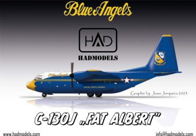 HAD 72269 Decal C-130J 'Fat Albert' (ZVE) 1/72