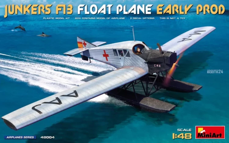 Miniart 48004 Junkers F13 Float Plane Early (3x camo) 1/48