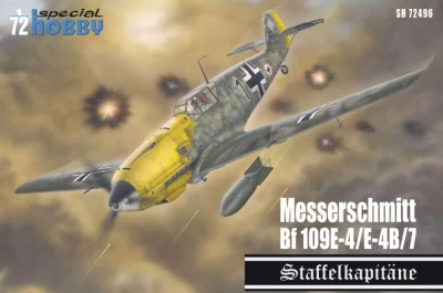 Special Hobby S72496 Bf 109E-4/E-4B/7 'Staffelkapitane' 1/72