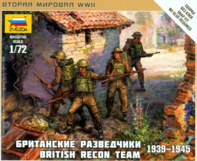 Звезда 6226 Британские разведчики 1939-45 1/72
