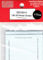 Plastic Soldier DEC2014 Decal Set 12th SS Panzer Division (1:72)