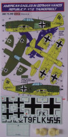 Kora Model DEC72249 Republic P-47D Thunderbolt (Luftwaffe) декали декали 1/72