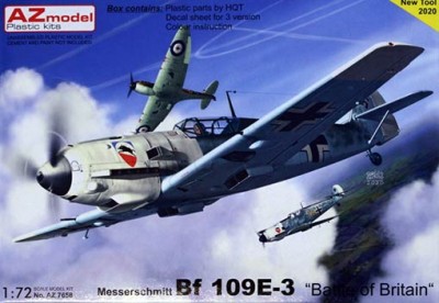 Az Model 76058 Bf 109E-3 'Battle of Britain' (3x camo) 1/72