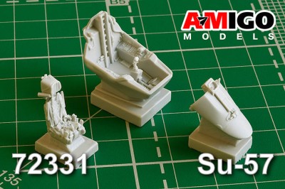 Amigo Models AМG 72331 Кабина самолета Су-57 с катапультным креслом К-36Д-5 1/72
