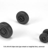 Armory ARAW32503 Saab JAS-39 "Gripen" wheels with weighted tires, late 1/32