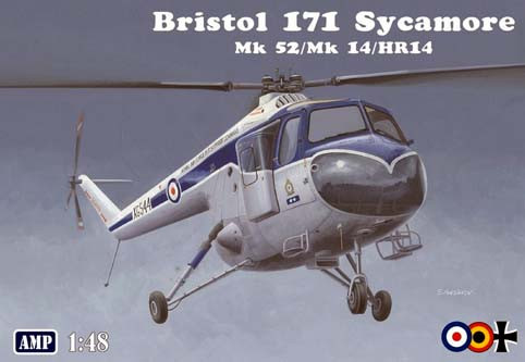 AMP 48010 Вертолет Bristol 171 Sycamore Mk.52/Mk.14/HR14 1/48