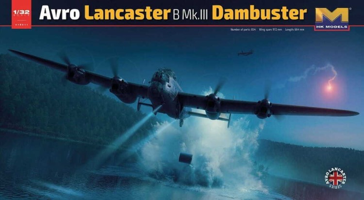 HK Models 01F006 Avro Lancaster B Mk. III Dambuster 1/48