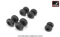 Armory ARAW72326 Northrop B-2A Spirit Stealth wheels 1/72