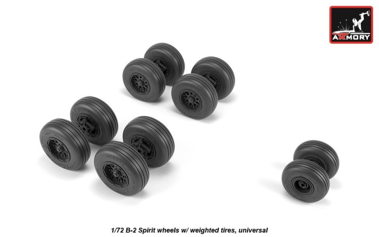 Armory ARAW72326 Northrop B-2A Spirit Stealth wheels 1/72