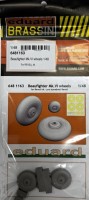 Eduard 6481163 BRASSIN Beaufighter Mk.VI wheels (REV) 1/48