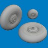 Eduard 6481163 BRASSIN Beaufighter Mk.VI wheels (REV) 1/48