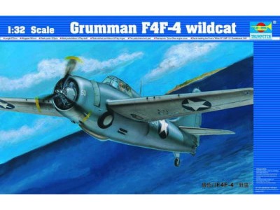Trumpeter 02223 Самолет F4F-4 &quot;Уайлдкэт&quot; 1/32