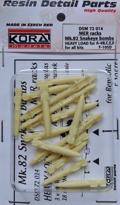 Kora Model DSM72014 MER racks Mk.82 Snakeye bombs (A-4B,C,E,F) 1/72