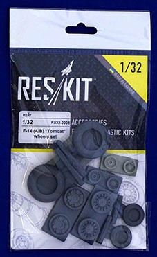 Reskit RS32-0006 Grumman F-14 A/B Tomcat wheels (REV/TAM) 1/32