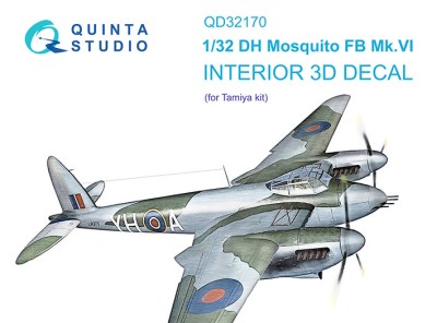 Quinta studio QD32170 DH Mosquito FB Mk.VI (Tamiya) 1/32