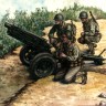 Waterloo 1815 WLAP038 American 75mm WWII Mountain Gun. 3 guns and 4 grew figures for each gun 1/72