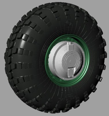 SP Designs SP-286 BTR-70 road wheels with late#2 hubs