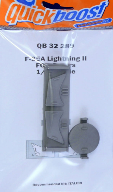Quickboost QB32 289 F-35A Lightning II FOD Covers (ITAL) 1/32