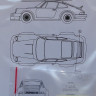 Reji Model 968 Porsche 911 - 'ducktail' rear wing 1/24