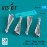 Reskit 72474 AIM-4 'Falcon' missiles (4 pcs.) 1/72