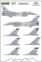 Model Maker Decals D48137 Hellenic Air Force F-16's Squadrons 1/48