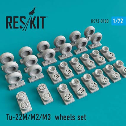 Reskit RS72-0183 Tu-22M/M2/M3 wheels set (TRUMP) 1/72