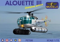 Lf Model P7286 Alouette III - Overseas service (5x camo) 1/72