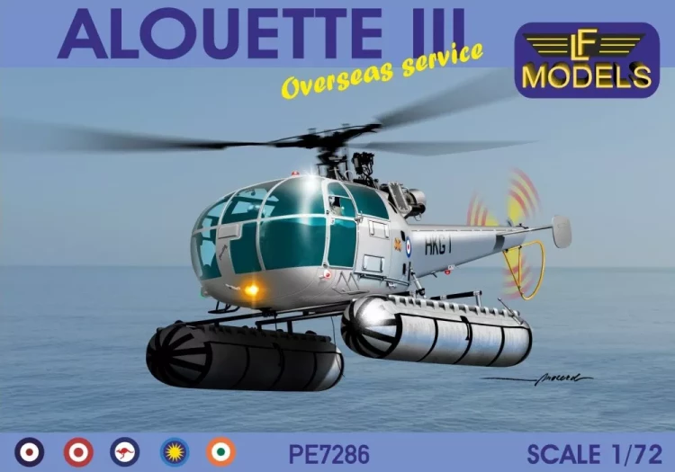 Lf Model P7286 Alouette III - Overseas service (5x camo) 1/72
