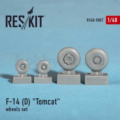 ResKit RS48-0007 F-14 (D) &quot;Tomcat&quot; wheels set 1/48