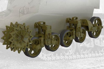 Fury Models 35013 US light tank M3A1 (late)/M3A3 suspension set 1/35