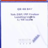 Quickboost QB48847 Yak-28P/PP Firebar landing lights (BOBCAT) 1/48