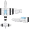 Eduard EX1119 Mask P-51B/C D-day stripes (EDU) 1/48