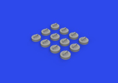 Eduard 648861 BRASSIN Lewis 97-cartridges ammo magazines 1/48