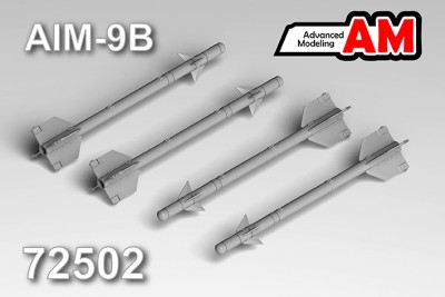 Advanced Modeling AMC 72502 Авиационная управляемая ракета AIM-9B 1/72