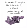 Lf Model 3D7256 Artouste III Engine w/o protective grid (LF) 1/72