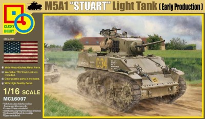 Classy Hobby MC16007 M5A1 Stuart Early 1/16